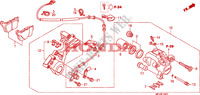 REAR BRAKE CALIPER(CBR600 RA) для Honda CBR 600 RR ABS PRETO 2011