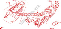 REAR COWL для Honda CBR 600 RR ABS TRICOLORE 2011