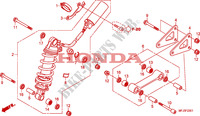 REAR SHOCK ABSORBER для Honda CBR 600 RR ABS GREY ORANGE 2011