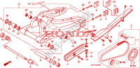 SWINGARM для Honda CBR 600 RR ABS TRICOLORE 2011