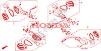WINKER(3) для Honda CBR 600 RR ABS TRICOLORE 2011