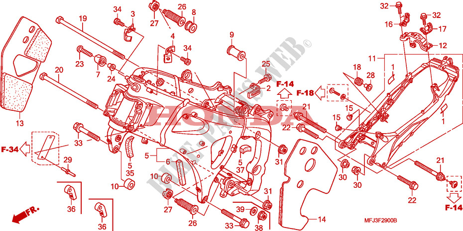 FRAME для Honda CBR 600 RR ABS 2009