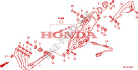 EXHAUST MUFFLER для Honda CBR 1000 RR FIREBLADE PRETO 2010
