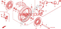 FRONT WHEEL для Honda CBR 1000 RR FIREBLADE ABS REPSOL 2011