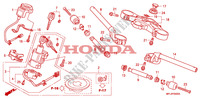 HANDLEBAR для Honda CBR 1000 RR FIREBLADE PRETO 2010