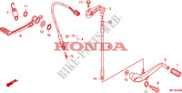 PEDAL для Honda CBR 1000 RR FIREBLADE TRICOLORE 2010
