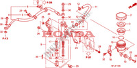 REAR BRAKE MASTER CYLINDER для Honda CBR 1000 RR FIREBLADE ORANGE 2010