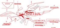 STRIPE/MARK(1) для Honda CBR 1000 RR FIREBLADE ABS NOIRE 2011