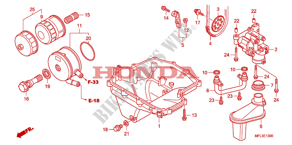 OIL PAN   OIL PUMP для Honda CBR 1000 RR FIREBLADE ABS 2010