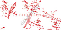FOOTREST для Honda VFR 1200 DCT 2010
