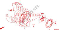 REAR WHEEL для Honda VFR 1200 F 2012