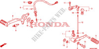 BRAKE PEDAL для Honda CBF 600 NAKED ABS 2010