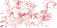 FUEL TANK/FUEL PUMP (CBF6 00N/NA) для Honda CBF 600 NAKED ABS 2010