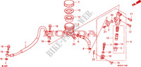 REAR BRAKE MASTER CYLINDER (CBF600S/N) для Honda CBF 600 NAKED 2010