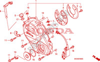 RIGHT CRANKCASE COVER для Honda CBF 600 NAKED 2010