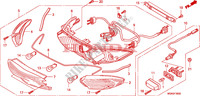 TAILLIGHTS для Honda CBF 600 FAIRING ABS 34HP 2010
