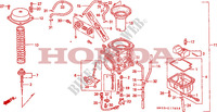 CARBURETOR для Honda DOMINATOR 650 1988
