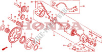 STARTER MOTOR для Honda DOMINATOR 650 1990