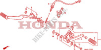 GEAR   BRAKE PEDAL для Honda CBR 1000 F 1991