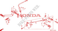 BRAKE PEDAL для Honda CBR 600 F 1994