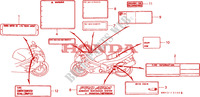 CAUTION LABEL для Honda RC45 RVF 750 1995