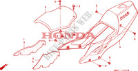 SIDE COVERS для Honda RC45 RVF 750 1995