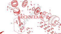 CRANKSHAFT для Honda CB 500 50HP 2002