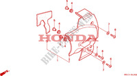 LEFT COVER для Honda BIG ONE 1000 50HP 1994