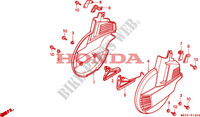 FRONT DISC COVER для Honda GL 1500 GOLD WING SE 20éme anniversaire 1995