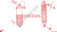 REAR SHOCK ABSORBER для Honda GL 1500 GOLD WING SE 20éme anniversaire 1995