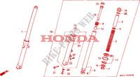 FRONT FORK для Honda VF 750 C SHADOW 1994