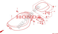 SEAT для Honda SHADOW 750 50HP 1995