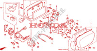 SIDE COVER   IGNITION SWITCH для Honda SHADOW 750 1994