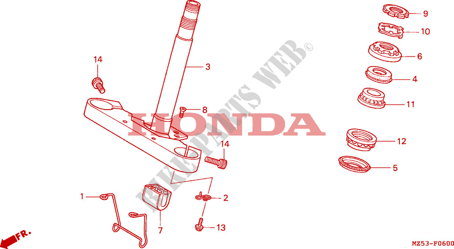 STEERING DAMPER для Honda SHADOW 750 34HP 1995