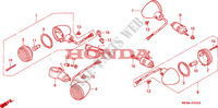 INDICATOR для Honda VF 750 MAGNA C2 1998