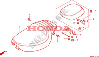 SEAT для Honda SHADOW 750 34HP 1999