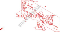 FRONT BRAKE CALIPER для Honda NTV 650 34HP 1995