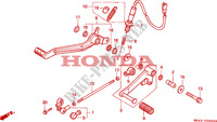 PEDAL для Honda NTV 650 REVERE 34CV 1997