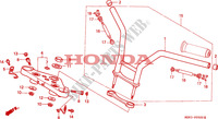 HANDLE PIPE (1) для Honda VT SHADOW 600 34HP 1996