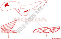 STICKERS для Honda CG 125 2008
