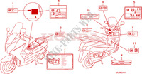 CAUTION LABEL(FES125A/B/A A/AB) для Honda S WING 125 FES ABS 2ED 2011