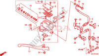 FRONT BRAKE MASTER CYLINDER (FES125)(FES150) для Honda S WING 125 FES 2ED 2011