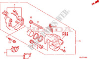 REAR BRAKE CALIPER для Honda S WING 125 FES ABS 2011