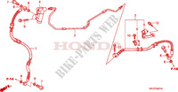 REAR BRAKE PIPE(FES125)(F ES150) для Honda S WING 150 FES SPECIAL 2009