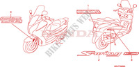 STICKERS для Honda S WING 125 FES ABS 2011
