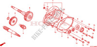 GEARBOX для Honda SH 125 R, REAR DRUM BRAKE, SPECIAL 2008
