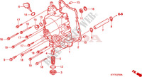 RIGHT CRANKCASE COVER для Honda SH 125 R, REAR DRUM BRAKE 2008