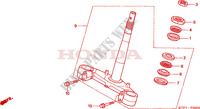 STEERING DAMPER для Honda SH 125 R, REAR DRUM BRAKE, SPECIAL 2008