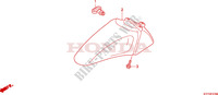 FRONT FENDER для Honda SH 125 TOP CASE 2011