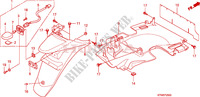 REAR FENDER для Honda SH 300 SPORTY ABS SPECIAL 2010